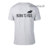 Born to ride achterkant opdruk div kleuren ptu082 