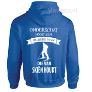 Hoodie skien Oudere man div.kleuren H0064 ak