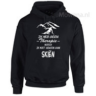 Skien geen therapie nodig Hoodie div.kleuren H0066 vk