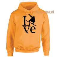 Love Snowboarder Hoodie div.kleuren H0071 vk