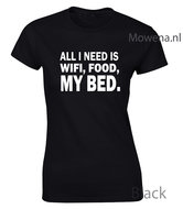 All I need is wifi,food,my bed div.kleuren LFDT 007 vk