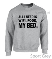 All I need is wifi,food,my bed vk LF007