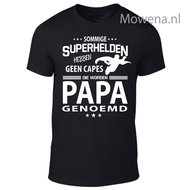 Sommige superhelden papa t-shirt div.kleuren T0079
