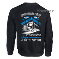 Sweater vrachtwagenchauffeur2 kleuren zoek nooit problemen ak vw004