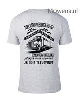 VrachtwagenChauffeuse unisex zoek nooit problemen unisex div. kleuren vwt005