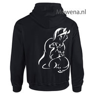 Paard/hond/poes hoodie  P0102