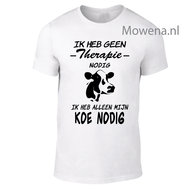 unisex geen therapie nodig ik heb alleen mijn koe nodig BOER003