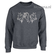 Sweater glitteropdruk mogelijk  SP108