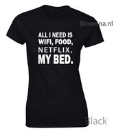 All I need is wifi,food,netflix my bed div.kleuren LFDT 020 vk