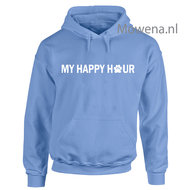 Hoodie  my happy hour hondenpootje DH0127