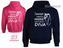 Hoodie Sommigen hebben een merrie maar ik een Diva PH0126