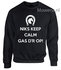 Sweater niks keep calm gas erop  SP0010_