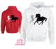 hoodie three horses PH0131_