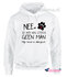 hoodie Nee ik heb nog steeds geen Man mijn hond is allergisch FH0129_