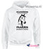 hoodie Waarschuwing over paarden te praten PH0139_