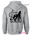 hoodie Love is a four legged word PH0147_