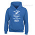 Kids hoodie Skien geen therapie nodig vk opdruk div kleuren KHW0066_