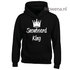 Kids hoodie snowboard king vk opdruk div kleuren KHW0068_