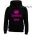 Kids hoodie snowboard queen vk opdruk div kleuren KHW0069_