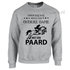 Sweater onderschat nooit een oudere dame op een paard SP103_