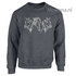 Sweater glitteropdruk mogelijk  SP108_