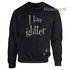 Glitterkleur opdruk naar keuze sweater LFS017_