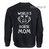 Sweater world's best horse mom keuze uit voor of achterkant opdruk SP113_