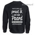 Sweater  natuurlijk praat ik met mijn paard  voor of achterkant opdruk SP117_