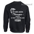 Sweater Geen therapie nodig vissen SV001_