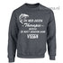 Sweater Geen therapie nodig vissen SV001_